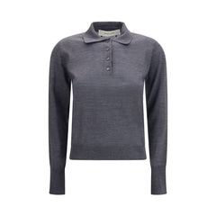 Golden Goose Gray Wool Oves Aries Shirt