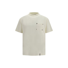 Palm Angels White Cotton T-Shirt
