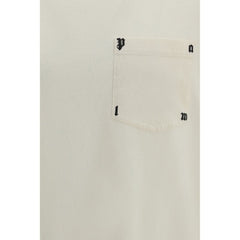 Palm Angels White Cotton T-Shirt