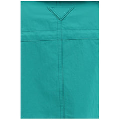 Prada Blue Nylon Coat