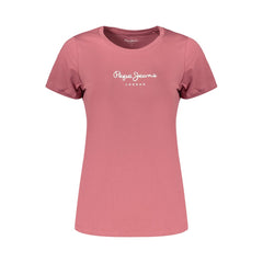 Pepe Jeans Pink Cotton Women's T-Shirt