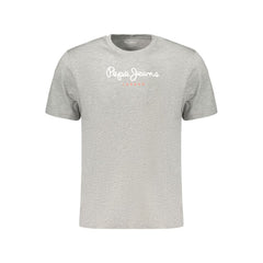 Pepe Jeans Gray Cotton Men's T-Shirt