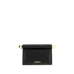Jacquemus Black Lamb Ovis Aries Aries Clutch Bag