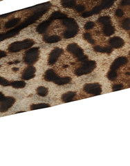 Dolce & Gabbana Brown Leopard Nylon Tights Stocking Pantyhose Socks