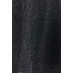 Ganni Gray Wool Oves Aries Midi Skirt