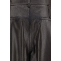 P.A.R.O.S.H. Brown Leather Pants