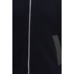 Sacai Blue Wool Oves Aries Sweatshirt
