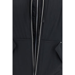 Moose Knuckles Black Nylon Full-Length Jacket