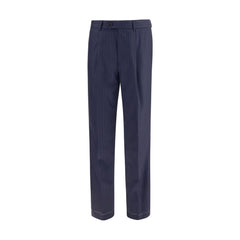 Brunello Cucinelli Blue Wool Oves Aries Dress Pants
