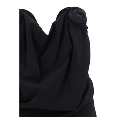 Magda Butrym Black Wool Oves Aries Cocktail Dress