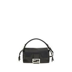 Fendi Black Lamb Ovis Aries Aries Shoulder Bag