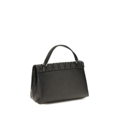 Zanellato Black Calf Leather Bos Taurus Shoulder Bag