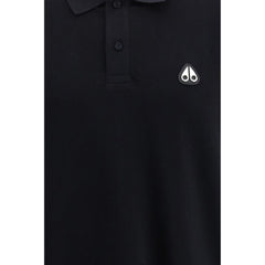 Moose Knuckles Black Cotton Polo Shirt