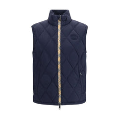Burberry Blue Polyamide Sleeveless Jacket