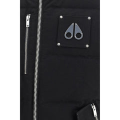 Moose Knuckles Black Cotton Sleeveless Jacket