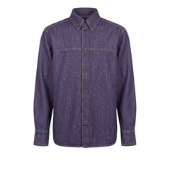 Trussardi Jeans Purple Cotton Men's Jacket