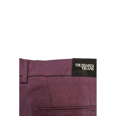 Trussardi Jeans Red Cotton Men Pants