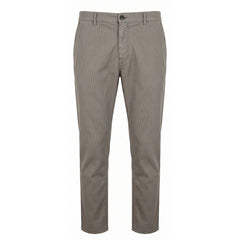Trussardi Jeans Grey Cotton Men Trouser