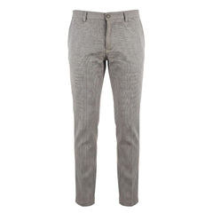 Trussardi Jeans Brown Flax Men Trousers