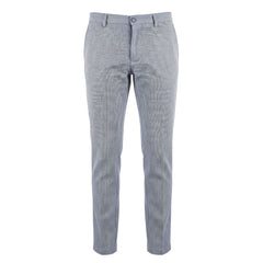 Trussardi Jeans Blue Flax Men Pant
