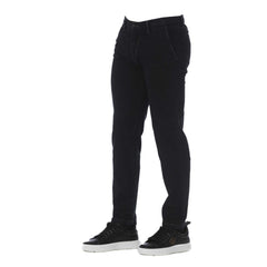 Trussardi Jeans Black Cotton Men Pants