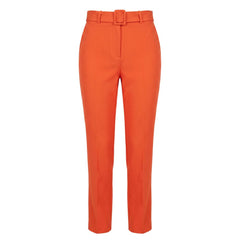 Trussardi Orange Viscose Women Pants