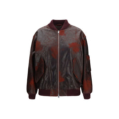 Valstar Bordeaux Leather Bomber
