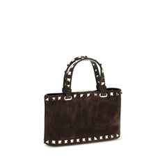 Valentino Garavani Brown Calf Leather Bos Taurus Handbag