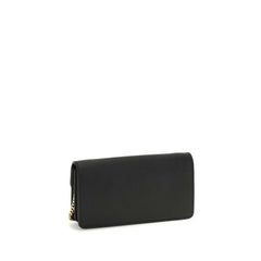 Valentino Garavani Black Calf Leather Bos Taurus Wallet