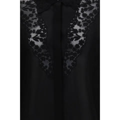 Fendi Black Silk Blouse