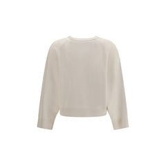 Brunello Cucinelli White Cashmere Sweater