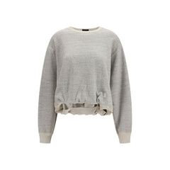 R13 Gray Cotton Sweatshirt