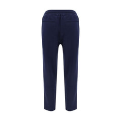 Brunello Cucinelli Blue Cotton Joggers (Workout Pants)