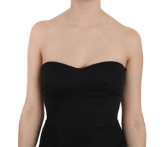 John Richmond Schwarz Pailletten Schlag-Ballkleid