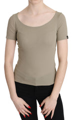 GF Ferre Graues ärmelloses Freizeit-Tanktop aus 100 % Nylon