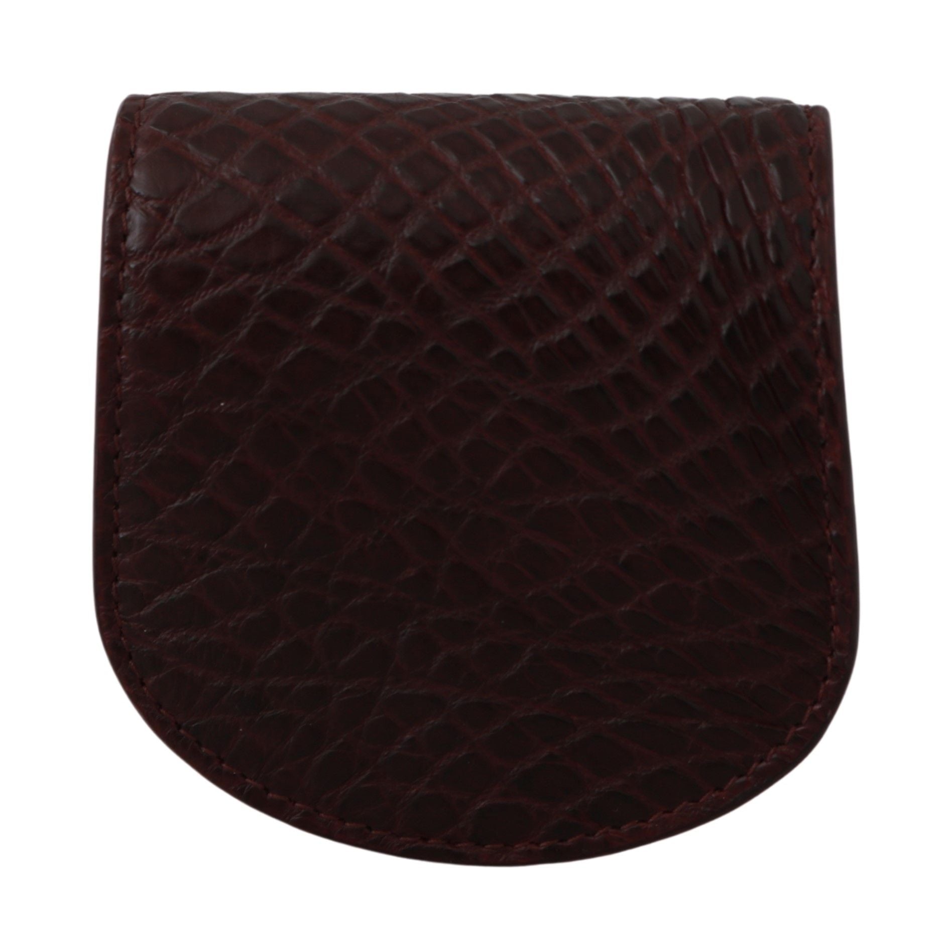 Dolce & Gabbana Braunes Kondom-Etui aus Exotischem Leder