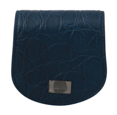 Dolce & Gabbana Blaues Leder Etui Kondomhülle