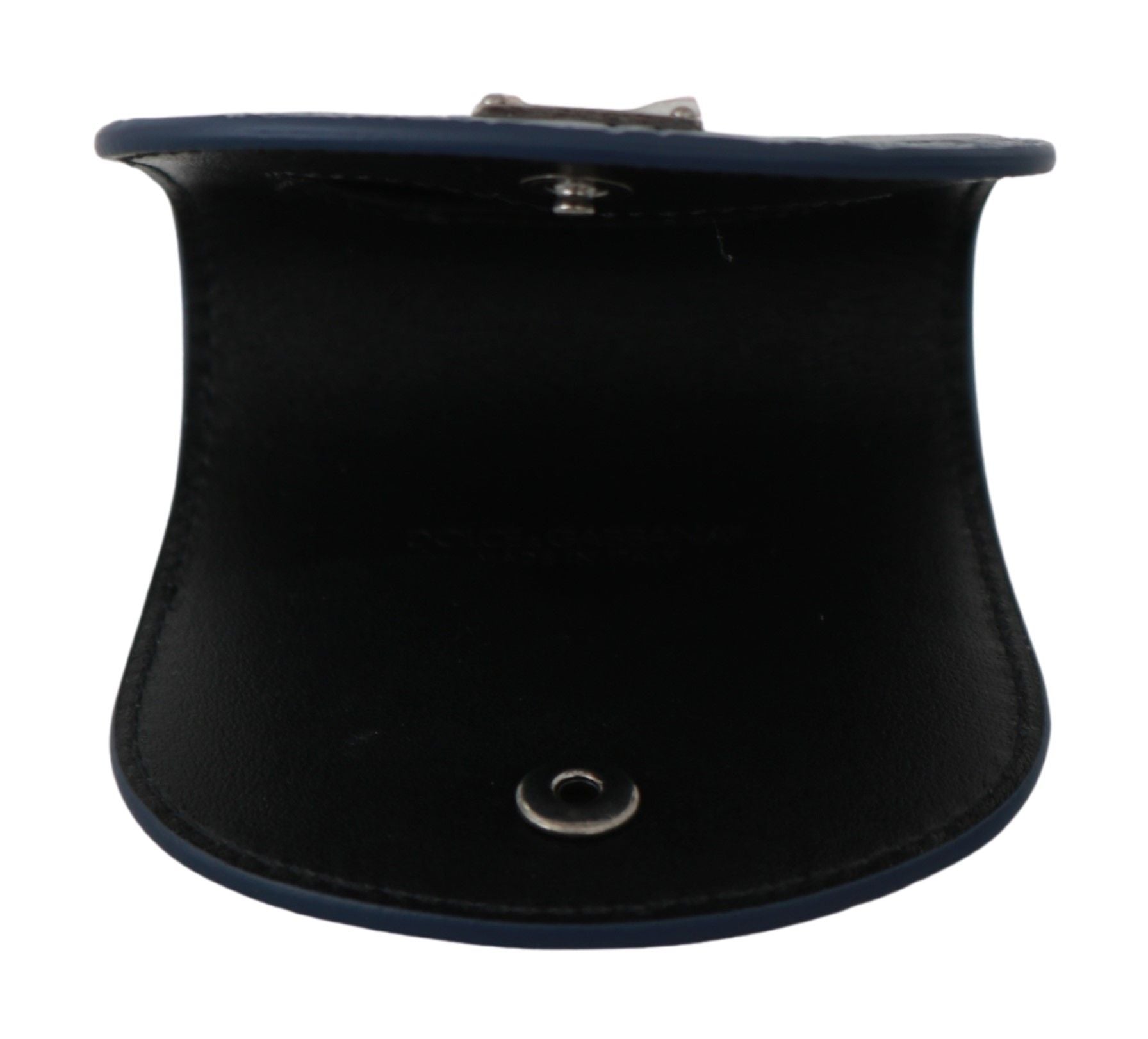 Dolce & Gabbana Blaues Leder Etui Kondomhülle