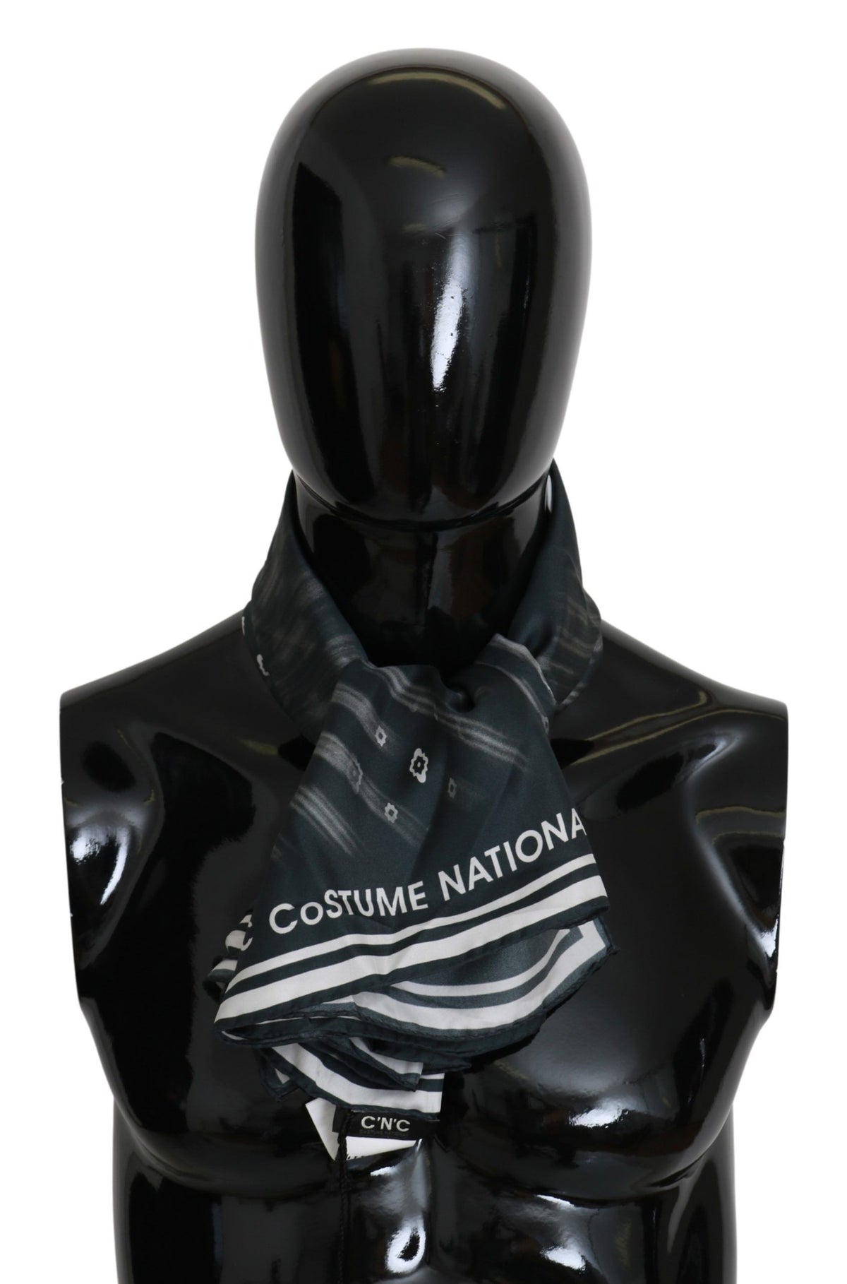 Costume National Blue Foulard Silk Women  Scarf