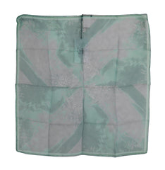 Costume National Grüner Seidenschal Foulard Umschlagtuch