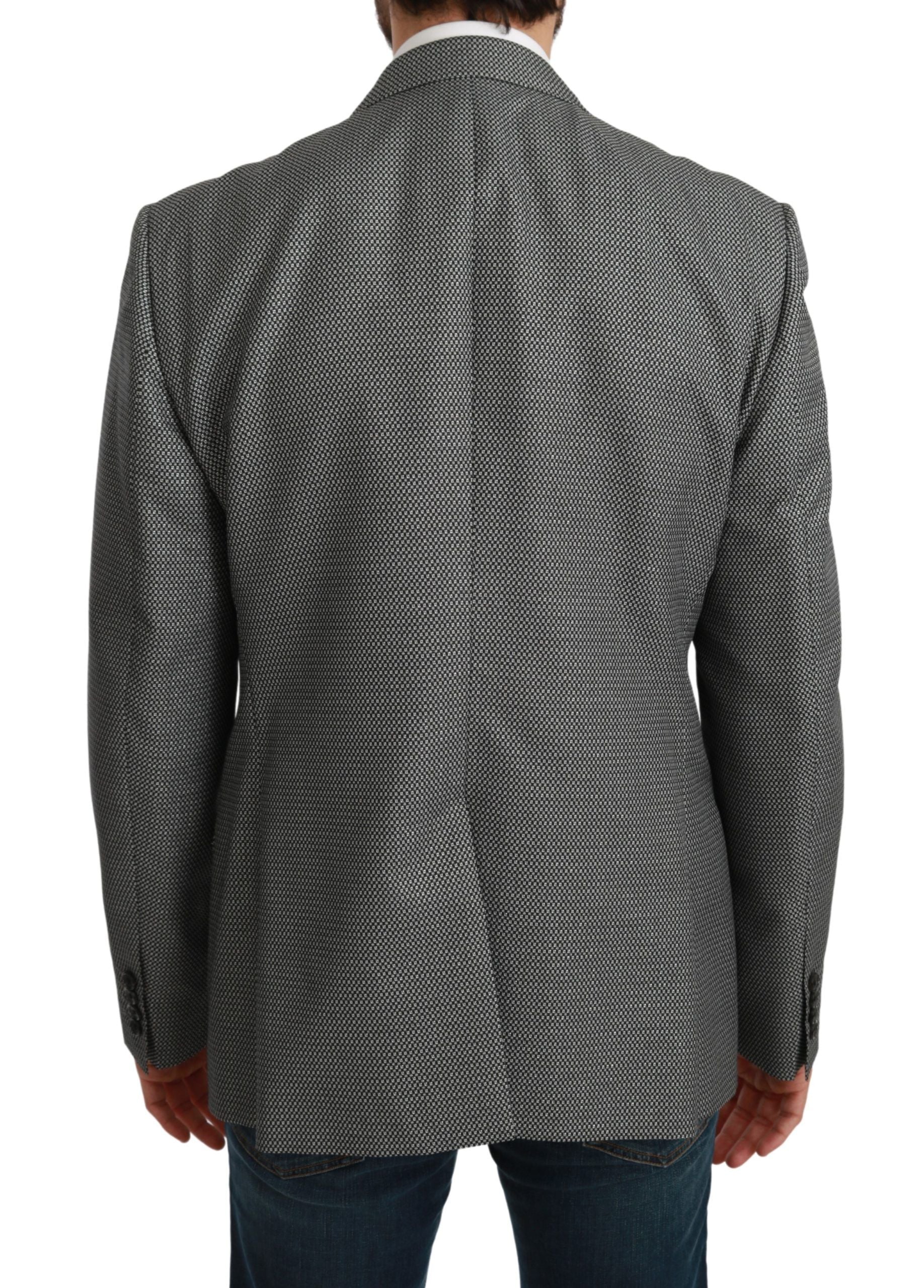 Dolce & Gabbana Grauer schmal geschnittener MARTINI Blazer