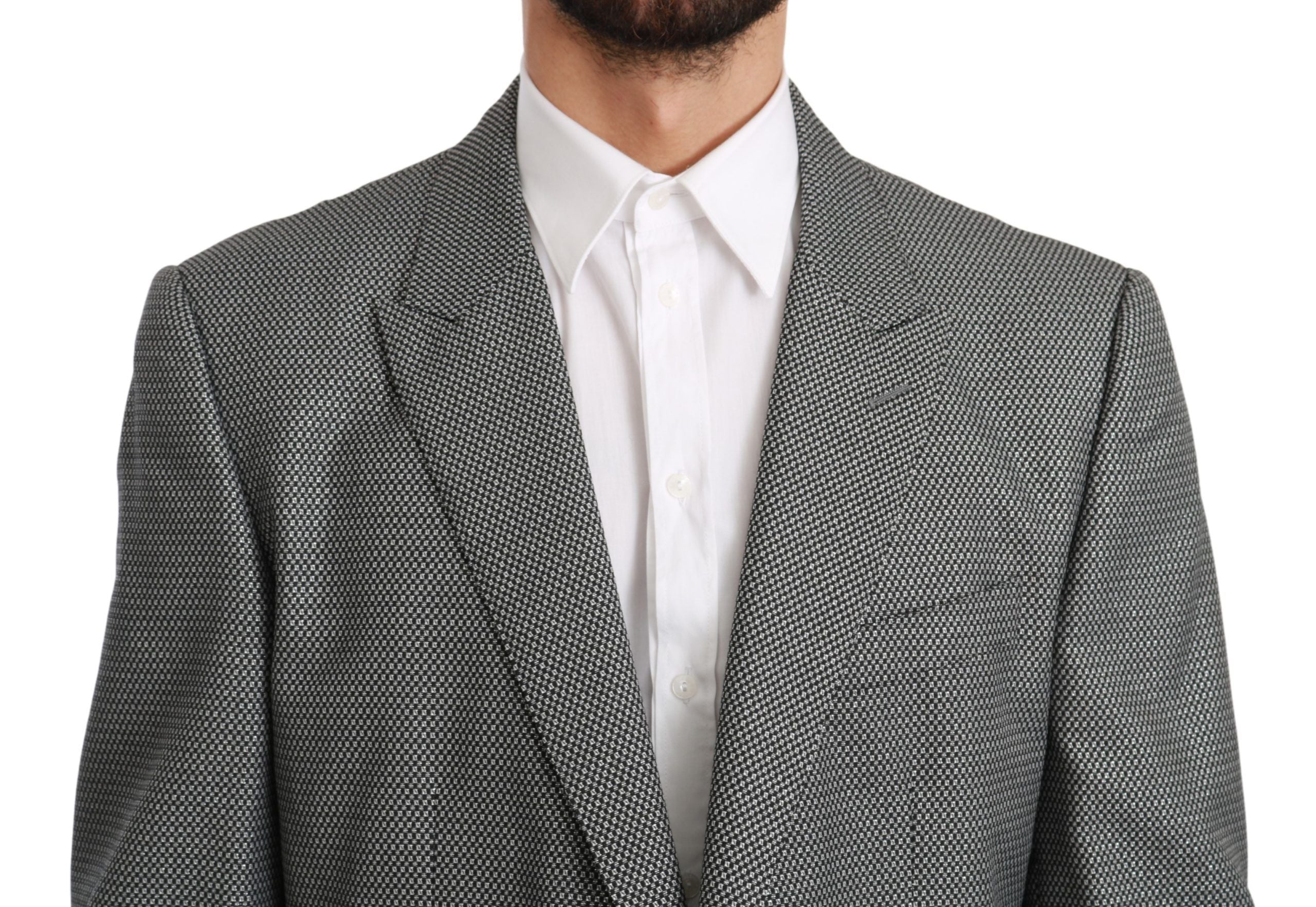 Dolce & Gabbana Grauer schmal geschnittener MARTINI Blazer