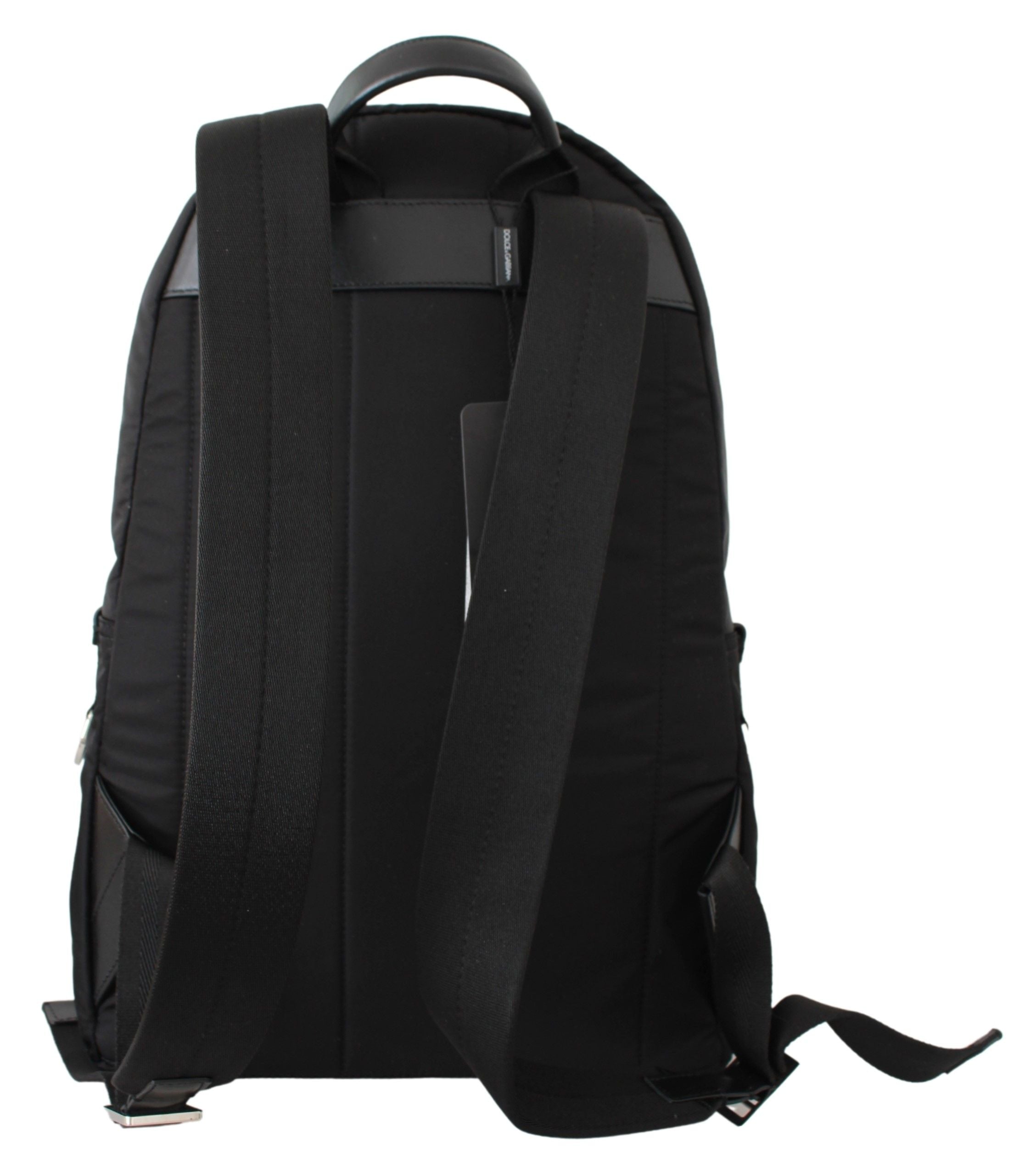 Dolce & Gabbana Schwarzer „Golden Pig of the Year“ Schulrucksack