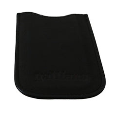 John Galliano Schwarzes Leder Multifunktional Herren Ausweis Geldscheine Kartenhalter Brieftasche
