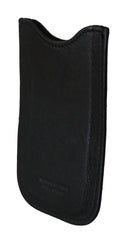 John Galliano Schwarzes Leder Multifunktional Herren Ausweis Geldscheine Kartenhalter Brieftasche
