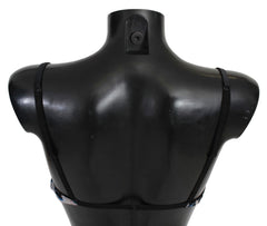Roberto Cavalli Black Lace Reggiseno Nylon Bra Underwear