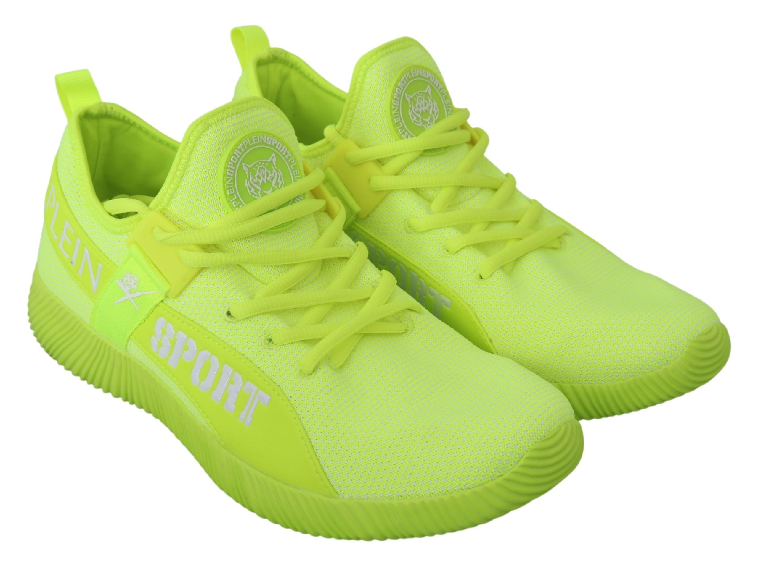 Philipp Plein Grüne CARTER Logo High-Top Sneakers Schuhe