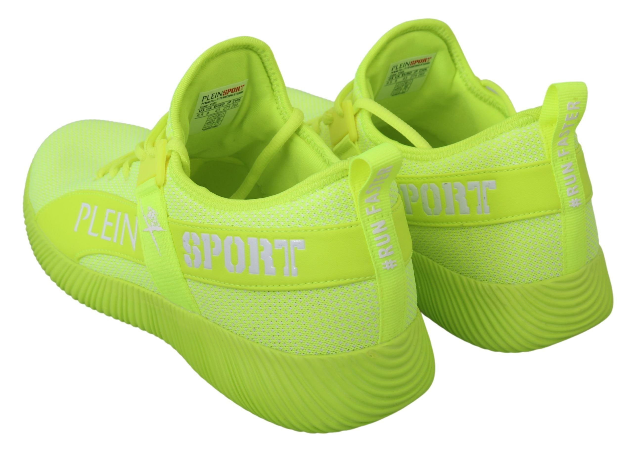 Philipp Plein Grüne CARTER Logo High-Top Sneakers Schuhe