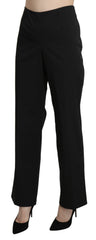 BENCIVENGA Schwarze High Waist Gerade Anzughose