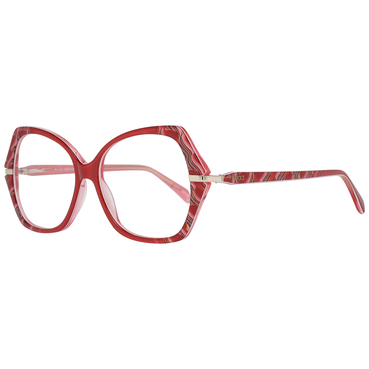 Emilio Pucci Rote Damen-Brillengestelle